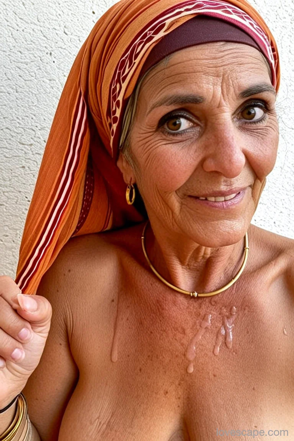 Moroccan Granny Still Enjoys Herself #12