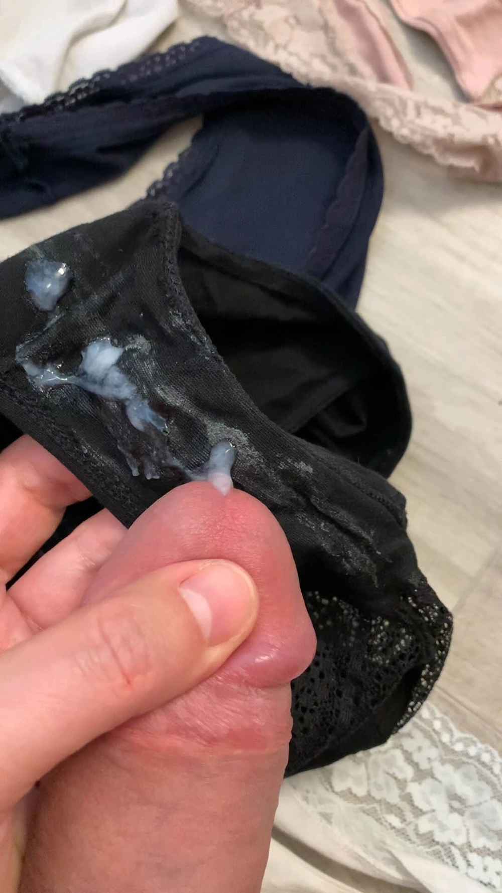 Messy cummy panties #6