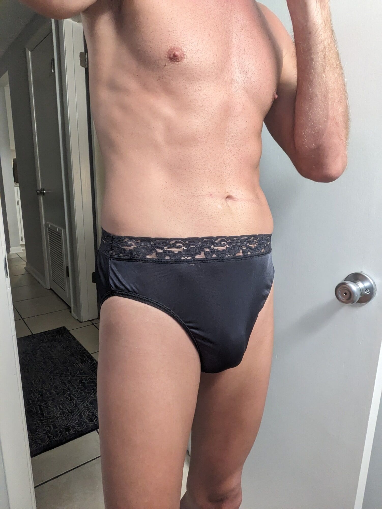 Just a sexy pantyboy in all nylon panties! #30