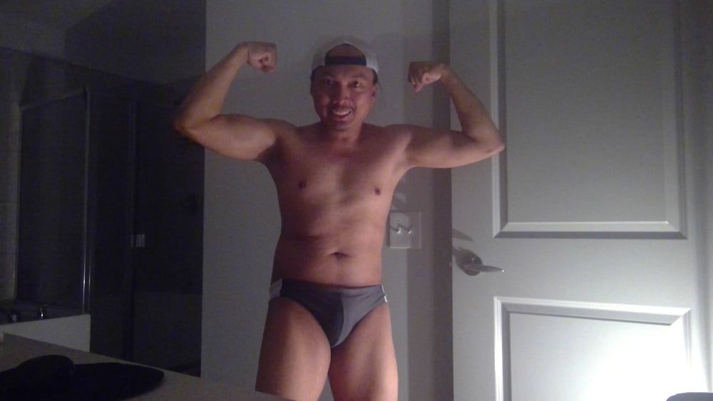 Posin&#039; in Grey Speedos! #8