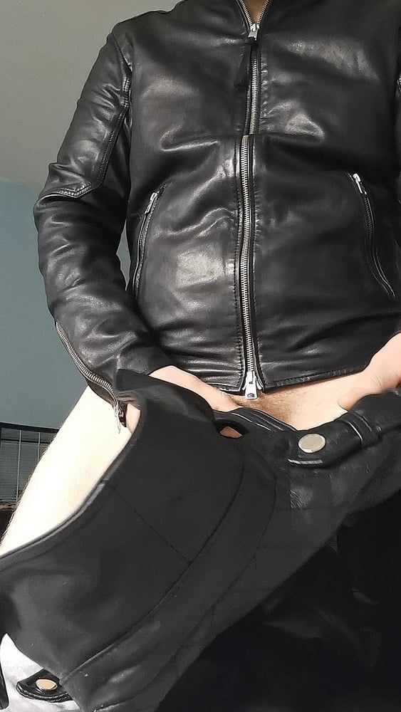 Leather jacket close ups #9