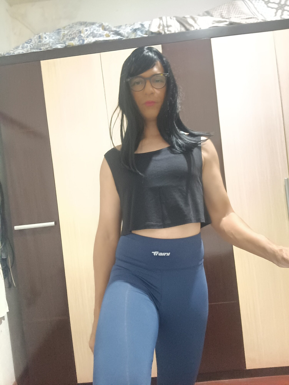 Sakura Nakamura Cute Legging Gym  #12