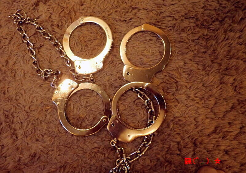 japanese crossdresser shemale handcuff metal device BDSM #3