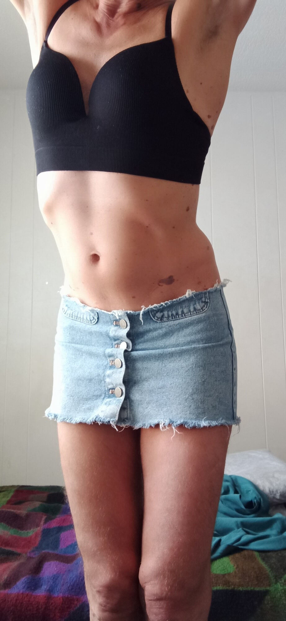New Denim Skirt for Canadian Trans Lady.