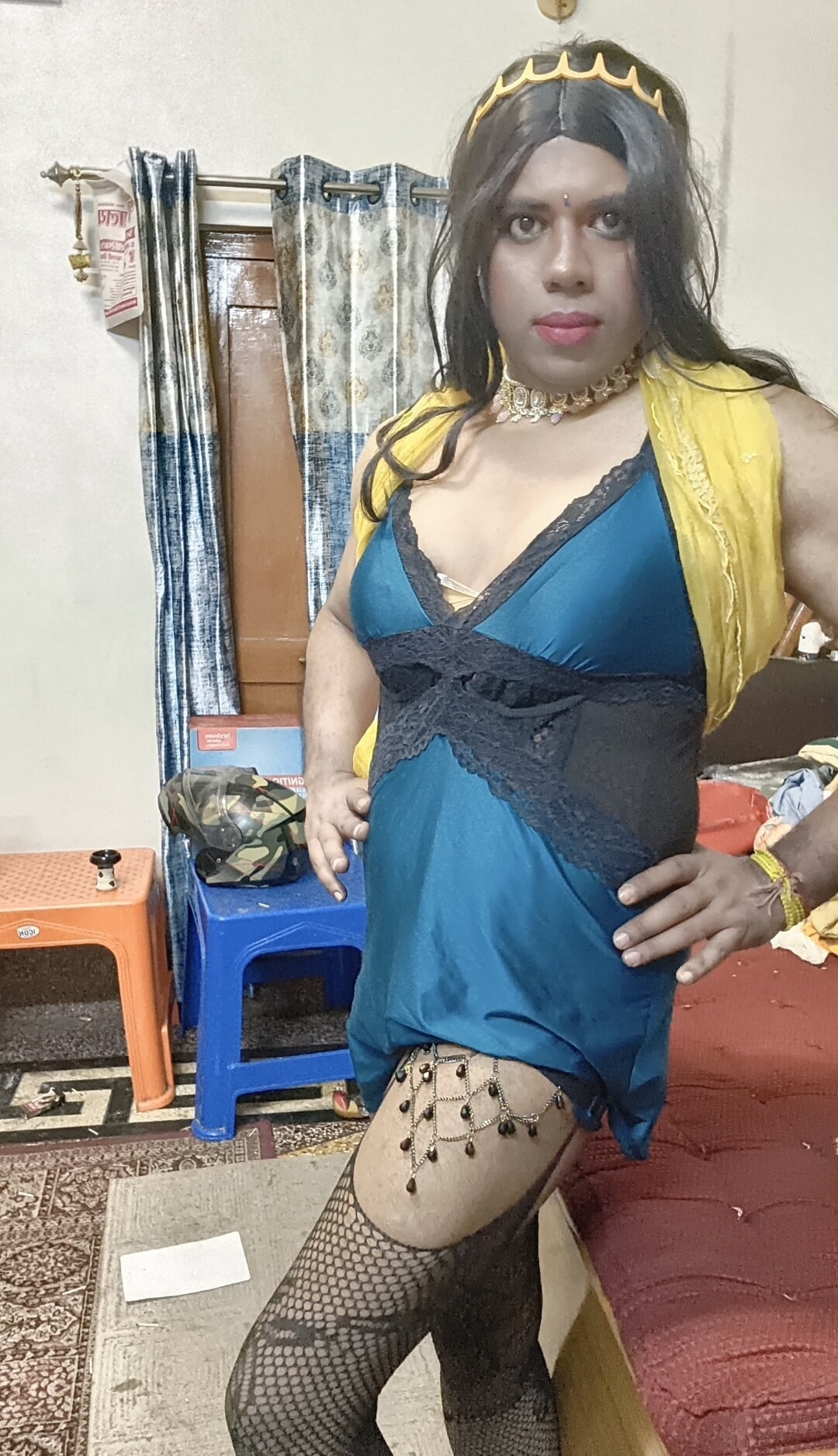 Verronika69 Sexy Desi Queen in Fishnets #20