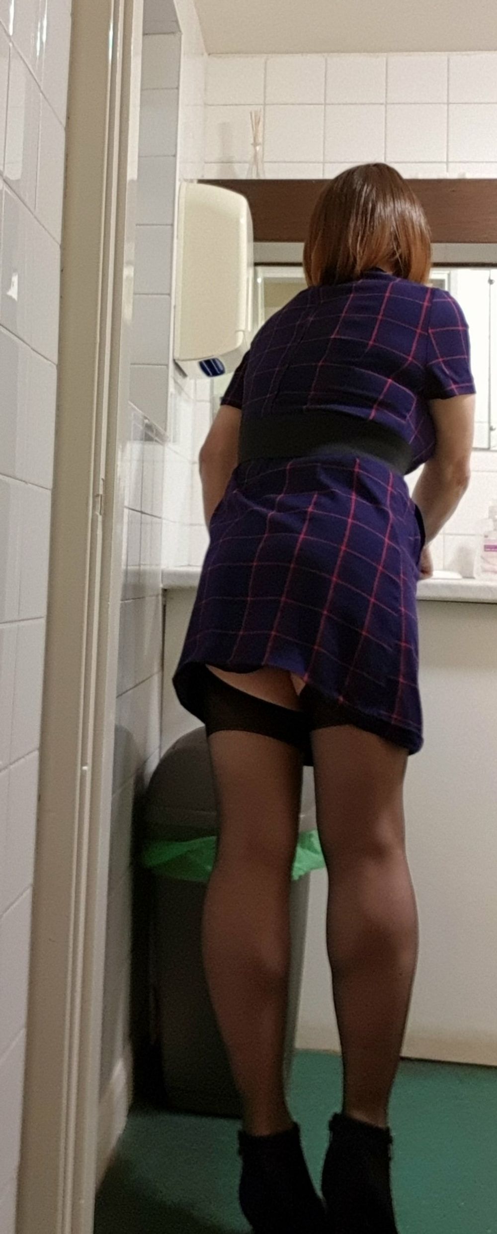 Crossdresser rear view  #16