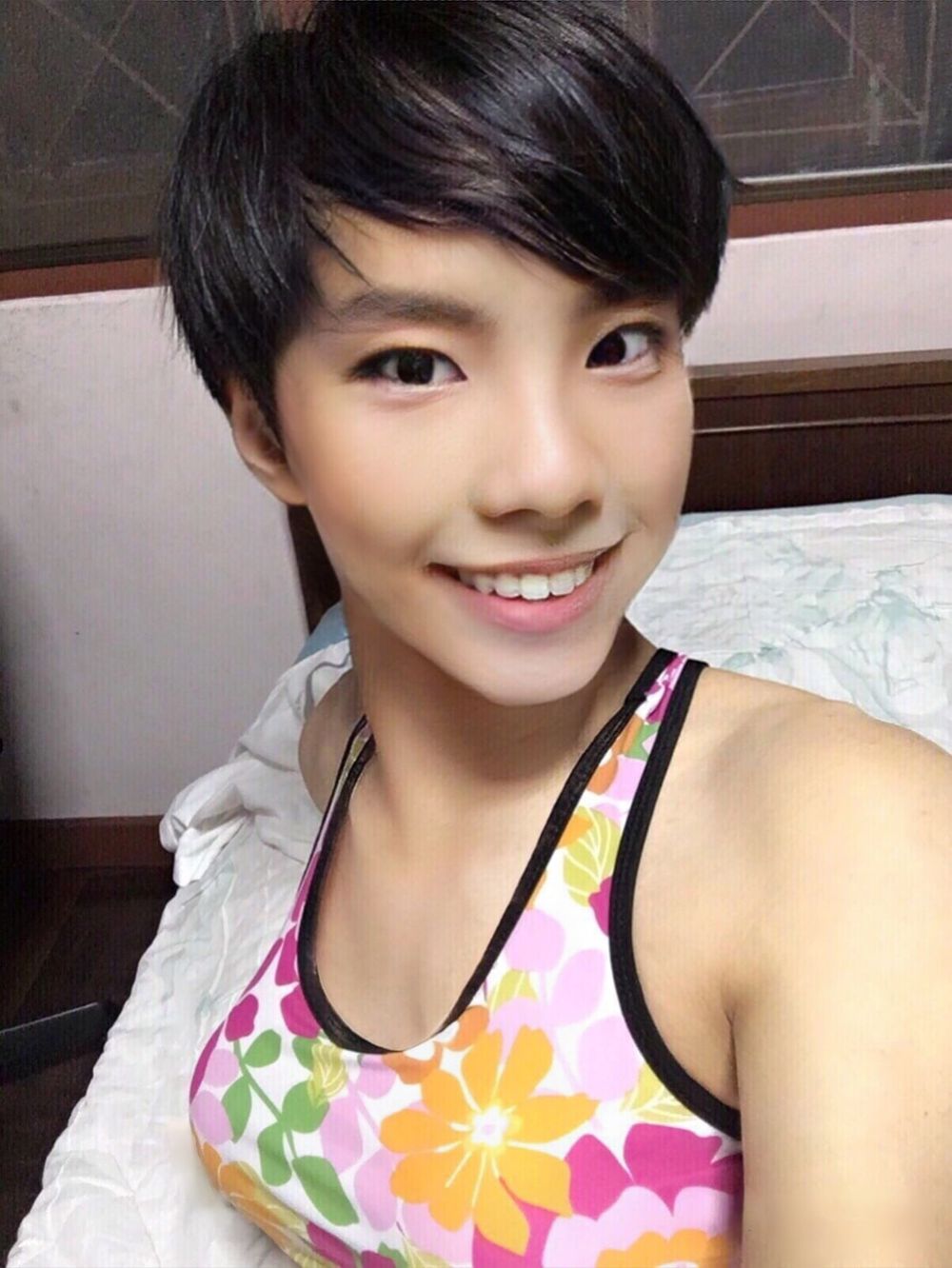 Ladyboy lesbian short hair