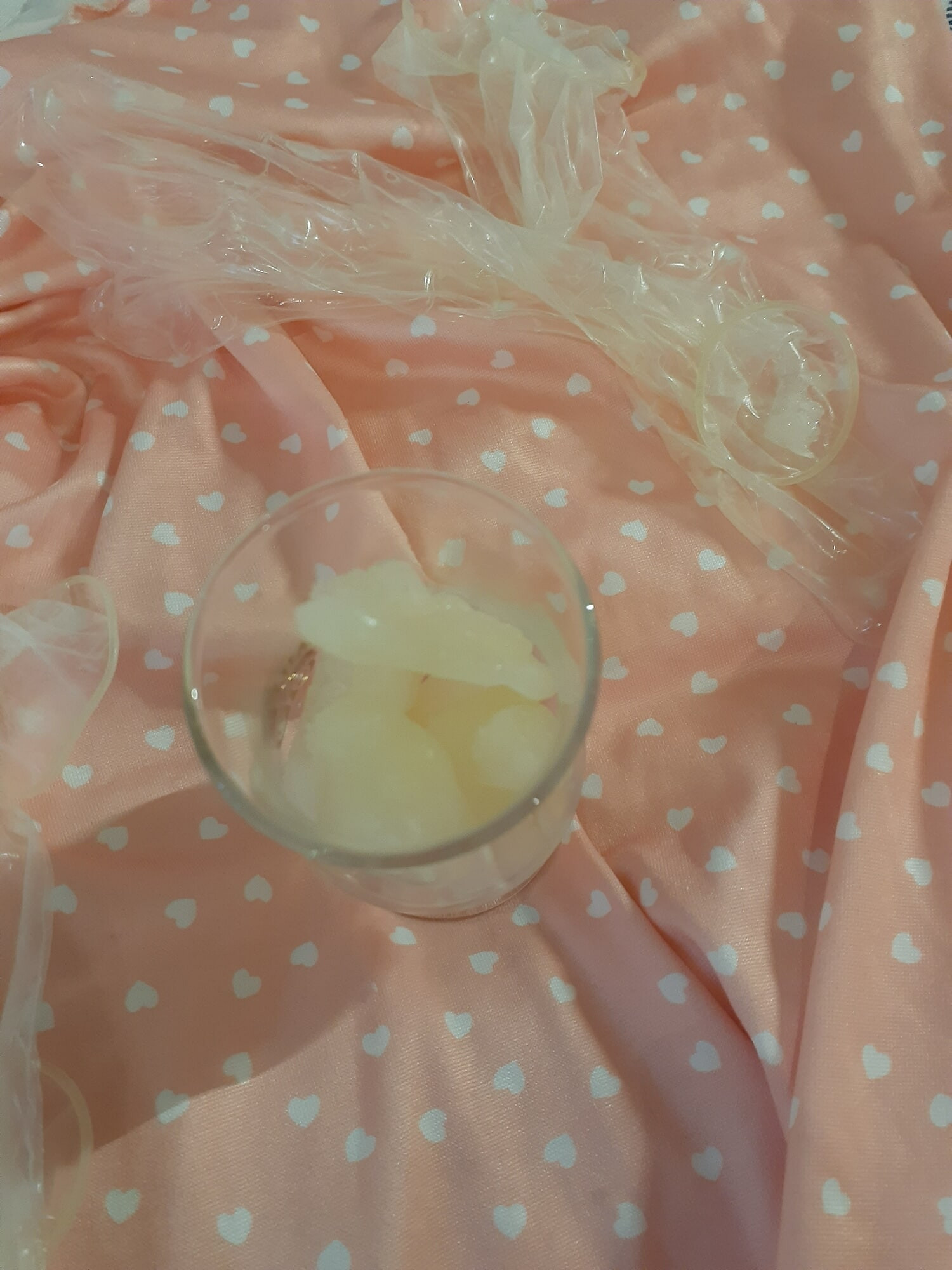 All these cum load incondom make me hard #5