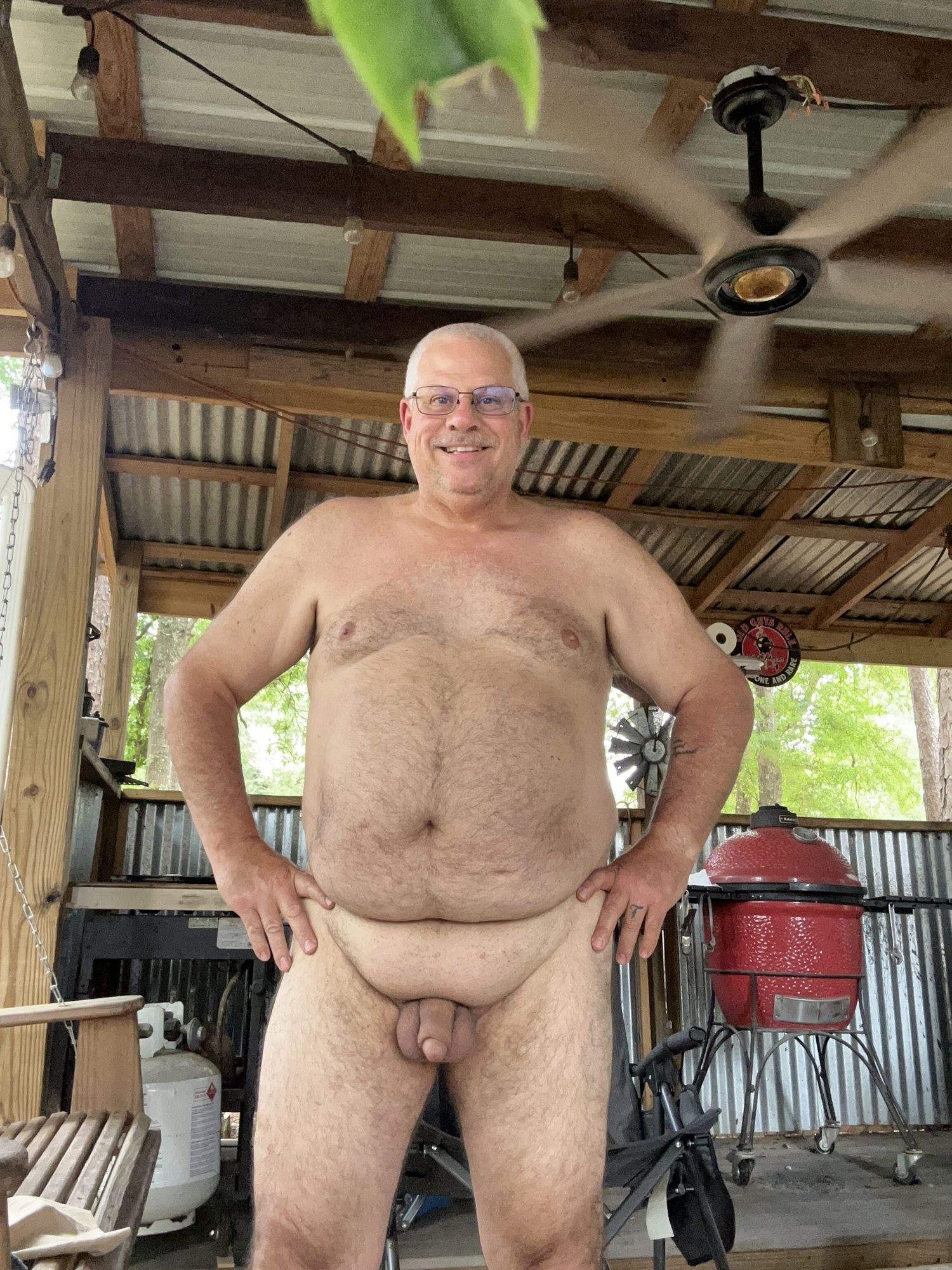 Back porch nude #2