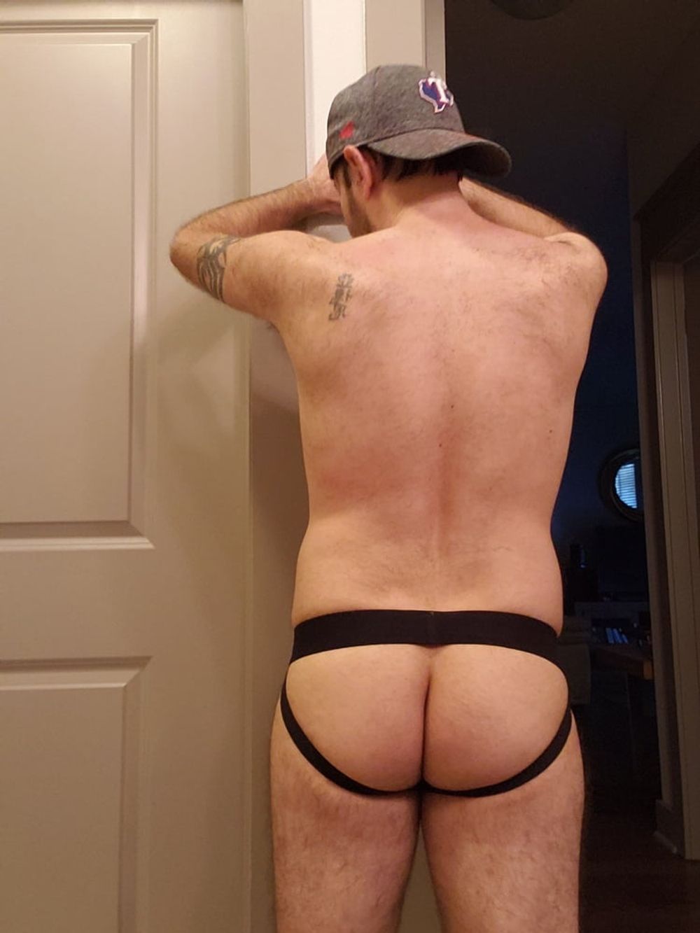 Feet, ass, cock, jockstrap  #7