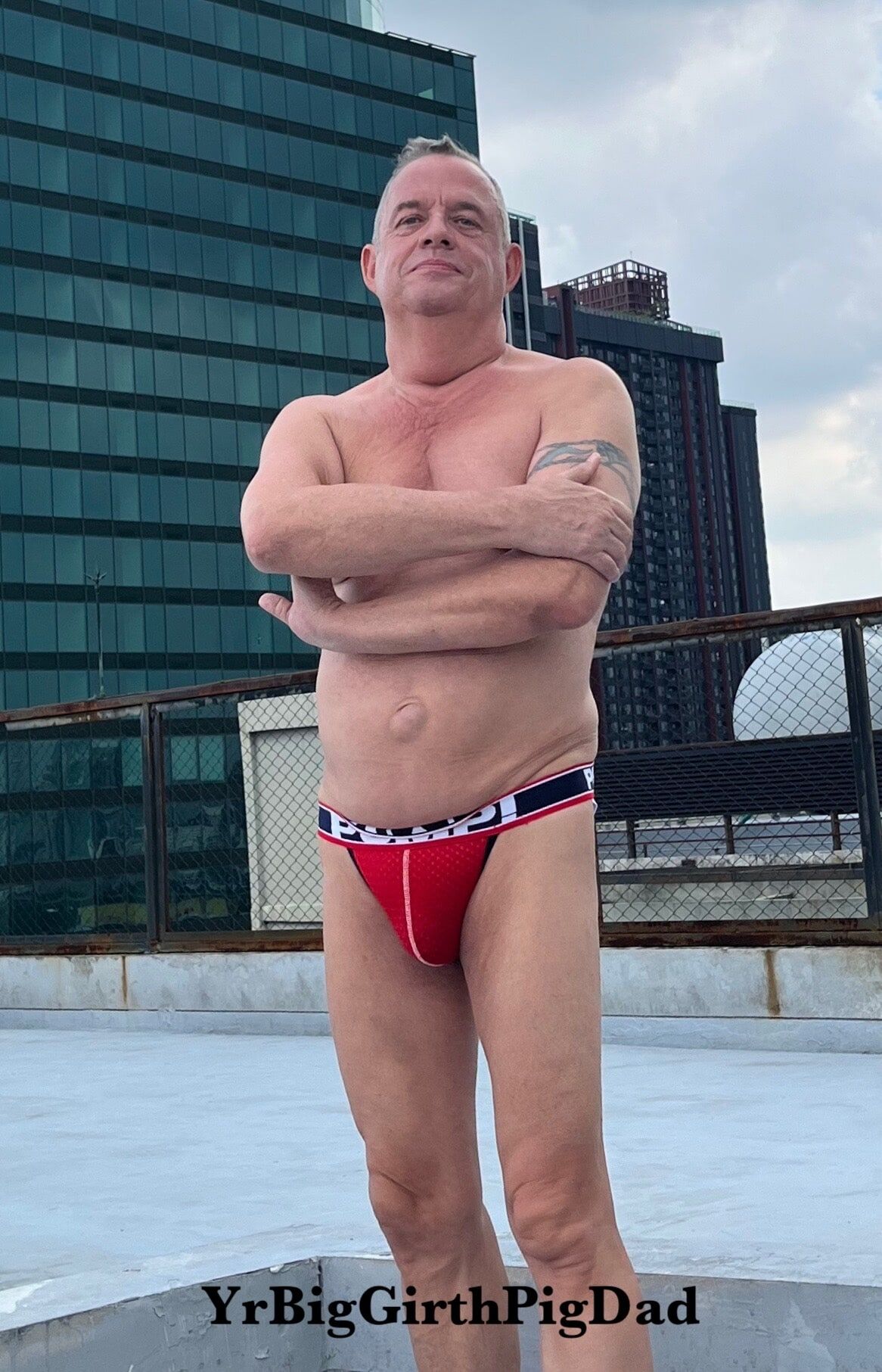 New Jockstrap collection on the roof of my condo. #4