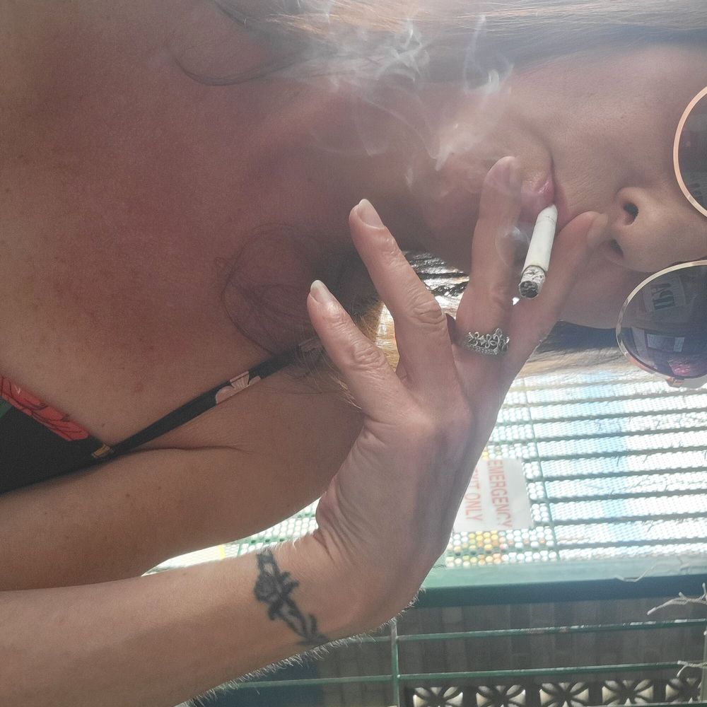 Cigarette smoking Milf  #3