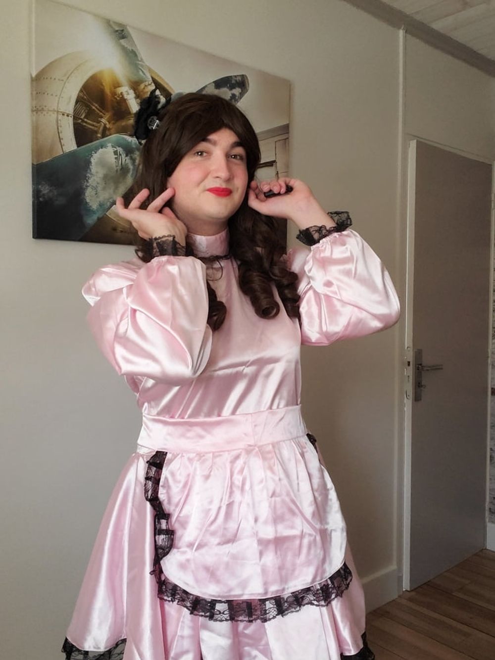 Sissy Light Pink Dress #4