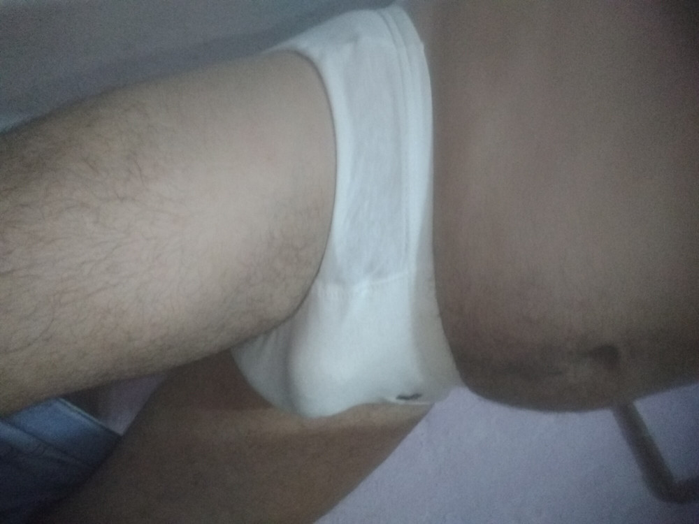 horny white underwear #2