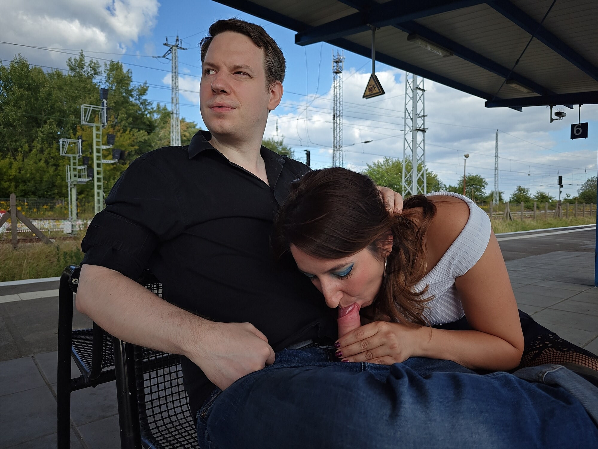 Fucking at the train station #38