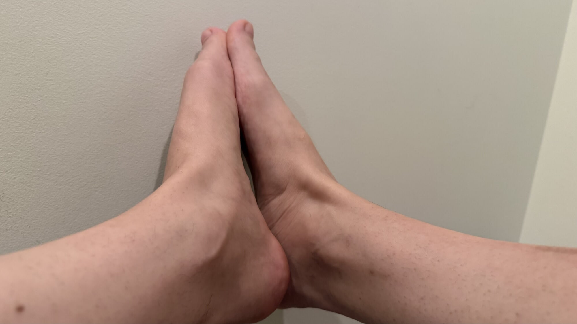 Shaved sexy legs and feet