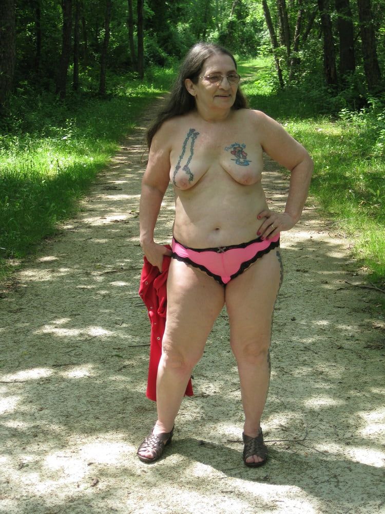 naked and fucking in the woods  #18