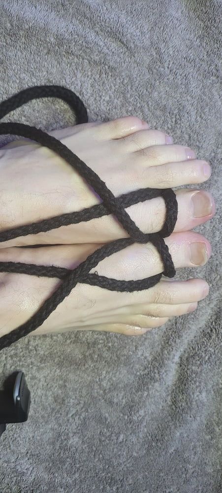 Oiled Foot Bondage  #13