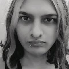 Zoya shezadi in a happy birthday gift in a toilet