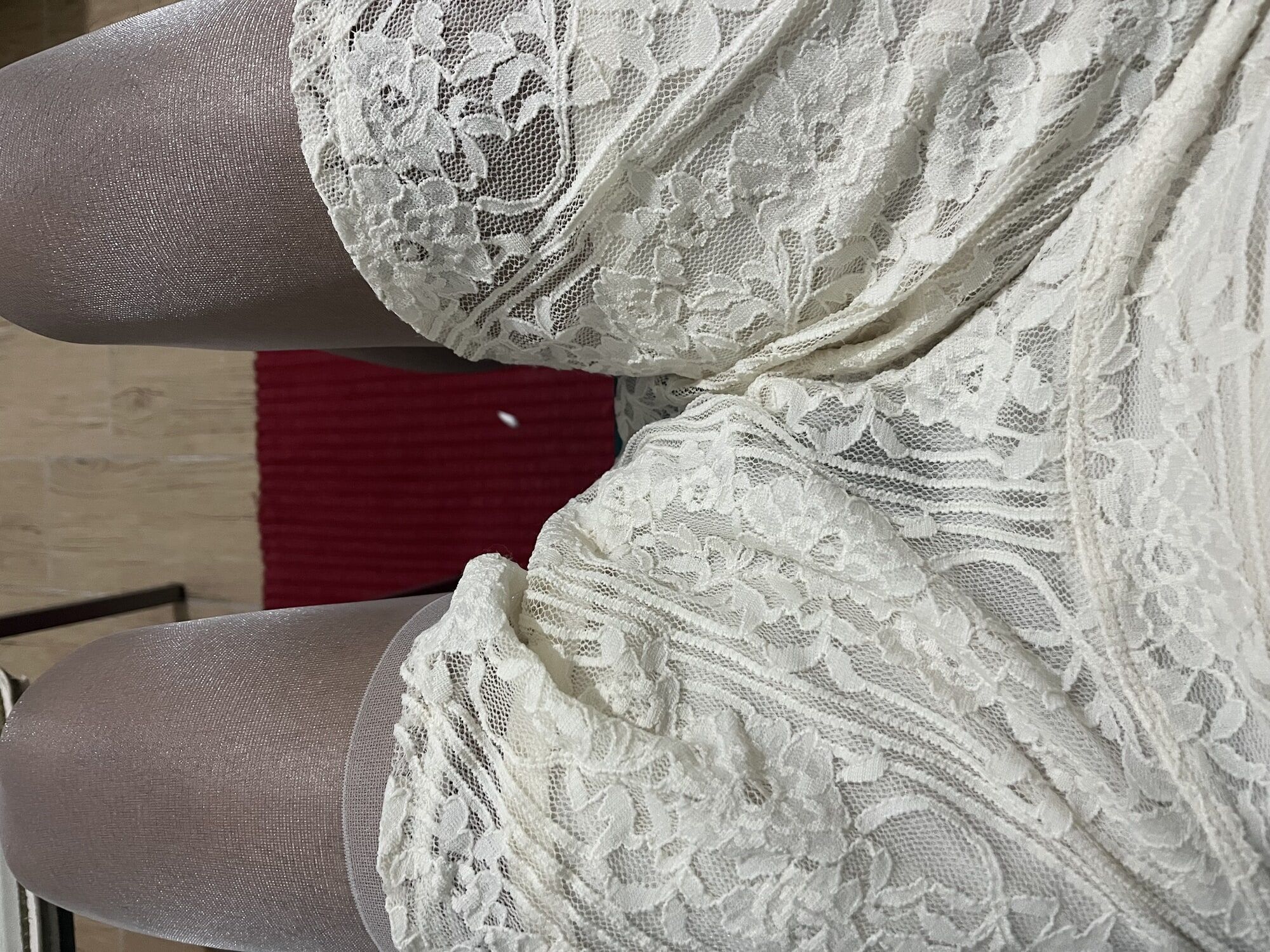 white mini skirt #2