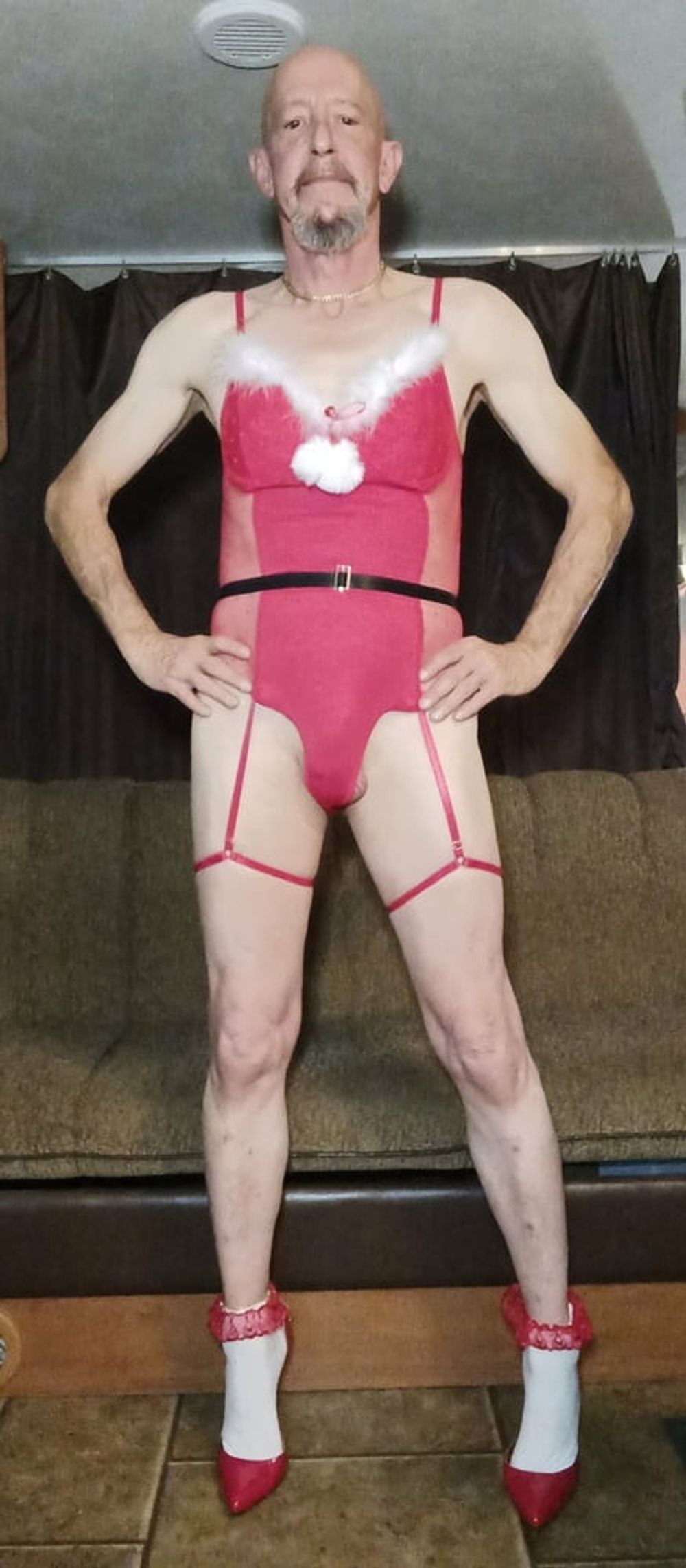 Faggot Andrew Brown in the Holiday Spirit #7