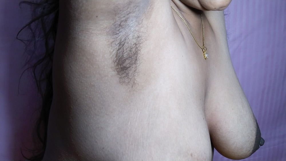 Desi Bhabhi's Hairy Armpit and Big Milky Boobs  #5