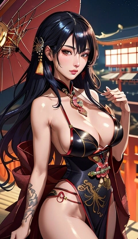 cute Chinese girl in temple (Ai model) #29