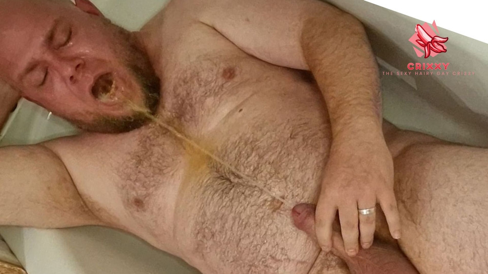 Gay hairy, taboo-breaking pig loves to pee & squirt - Cri33Y #11