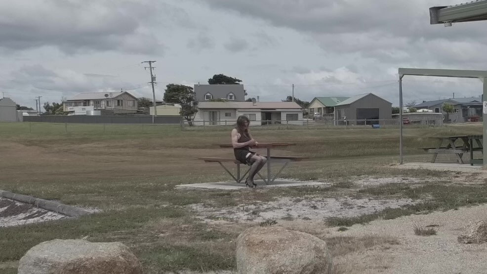 Crossdress Roadtrip - Coastal Fishing Village park #8