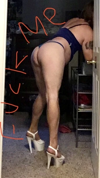 Sissy sexy in heels and lingerie  #4