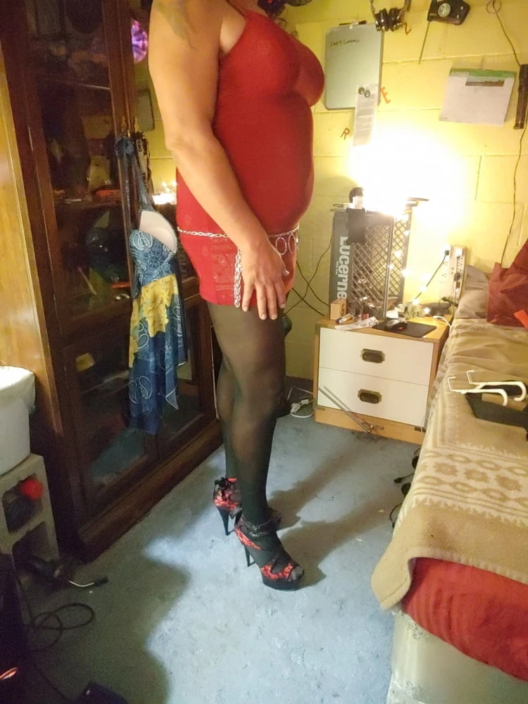 Me dressed in Red 8_1_20 #2