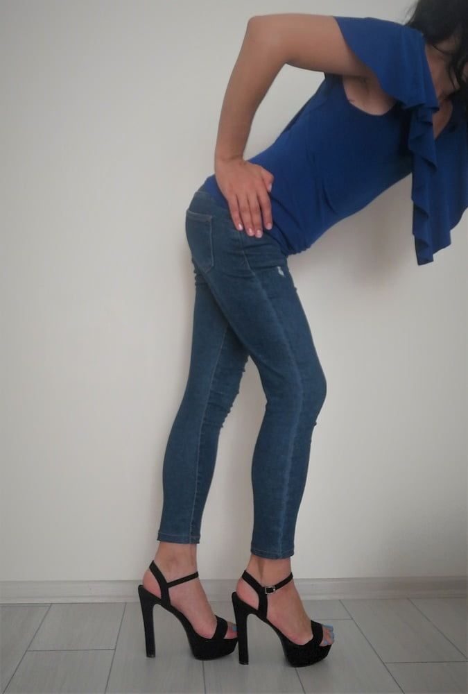 Jeans & Platform Heels #27