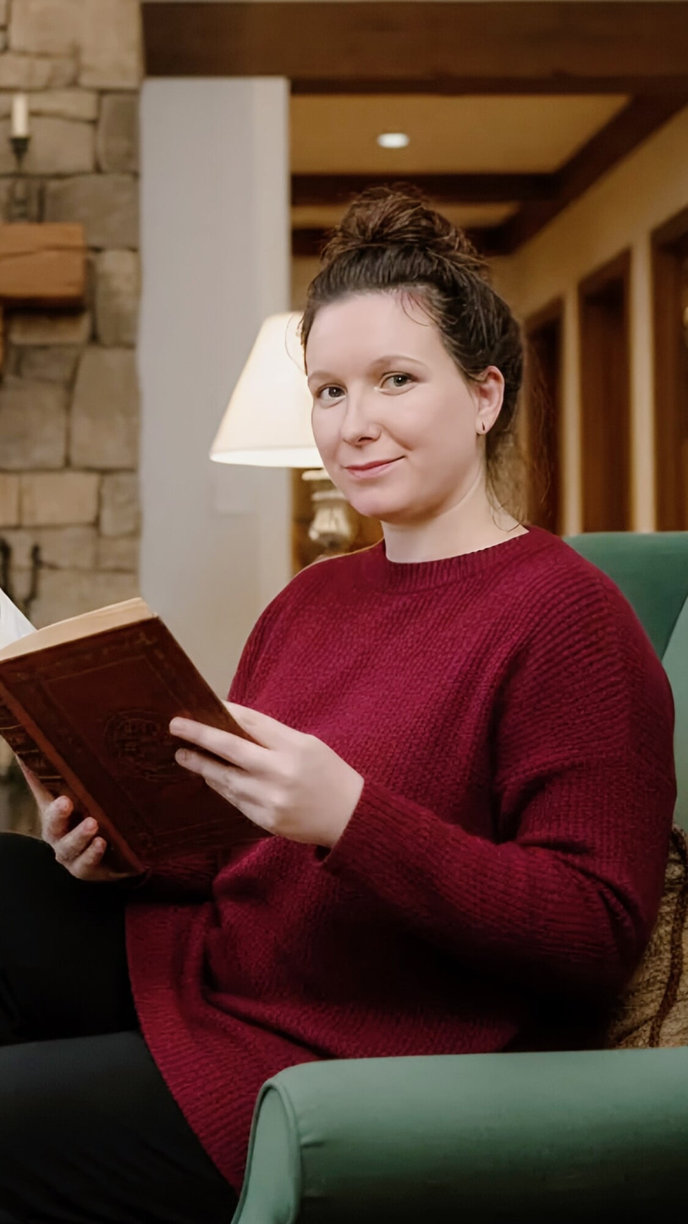 I wore my red sweater and was nude for my 61f soccer coach  #17