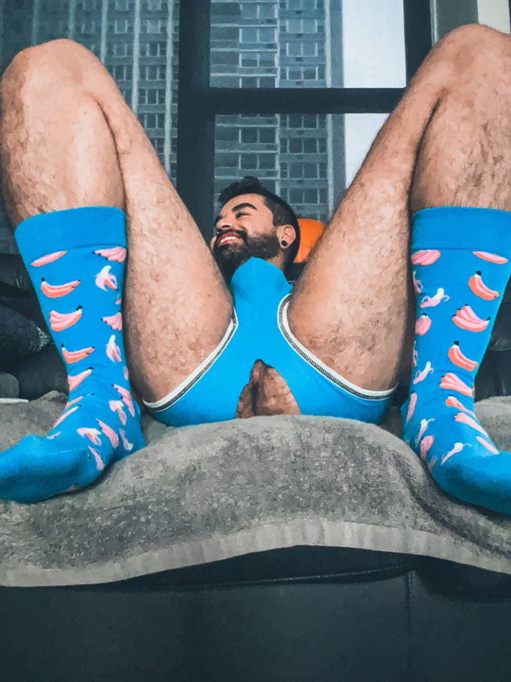 Blue Jockstrap / Blue Socks #2