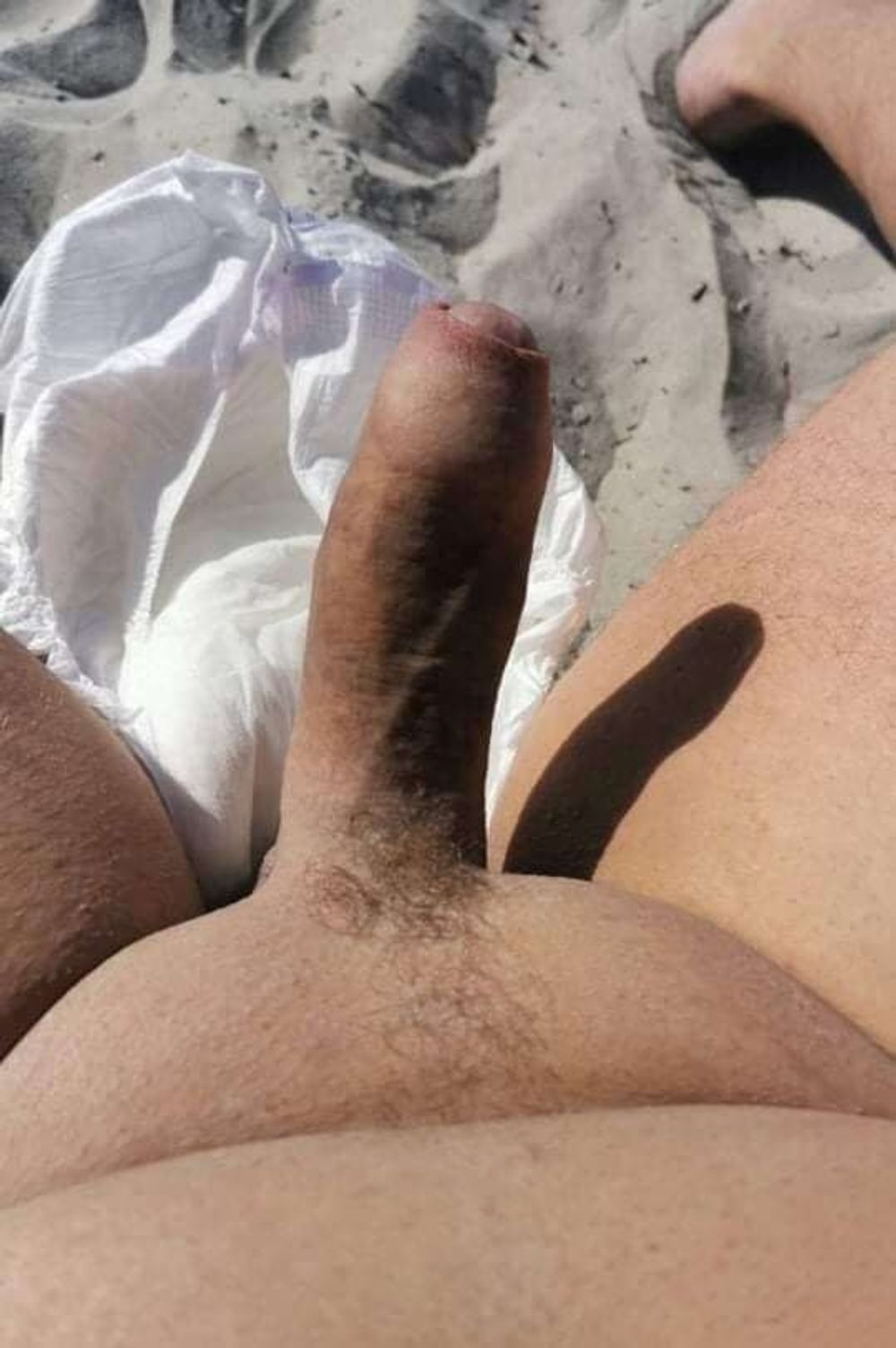 Diaper on public beach #13