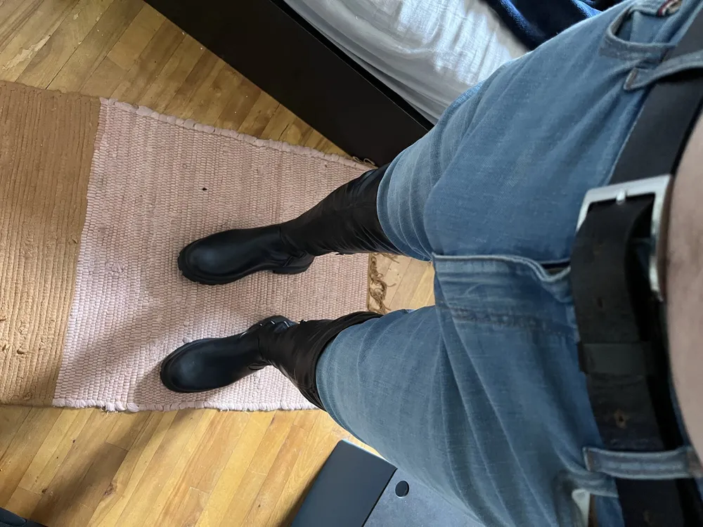 My New Tight Jeans and My Big Hard Ccock for You #4