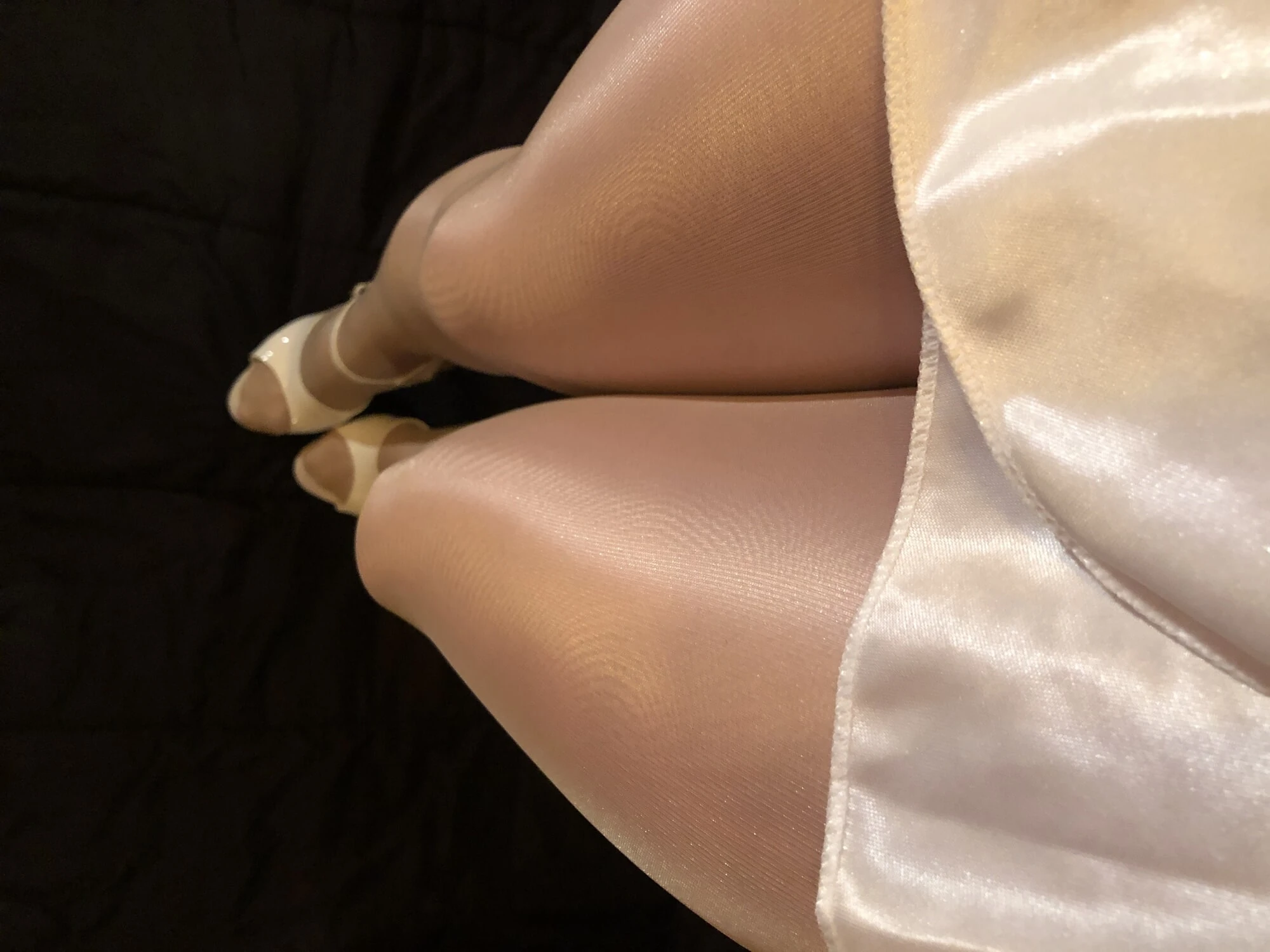So much shiny, glossy and satin Pink and White combination. #7