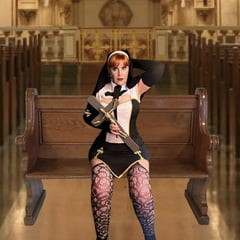 Sinful Granny Nun Mary Carmen