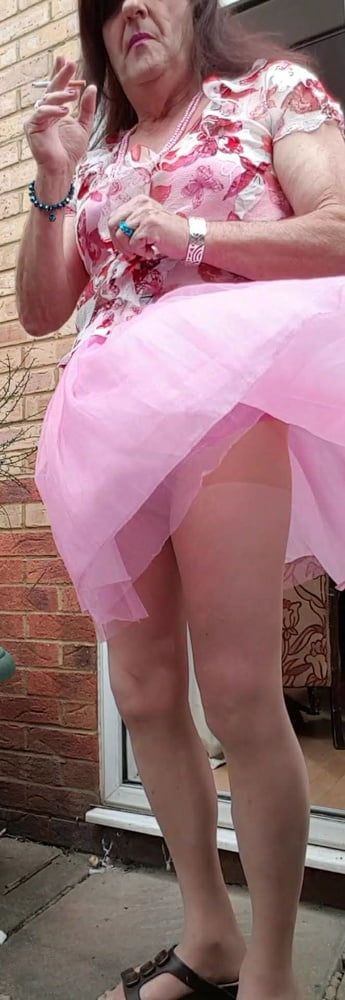 My pink tutu on a windy day #4