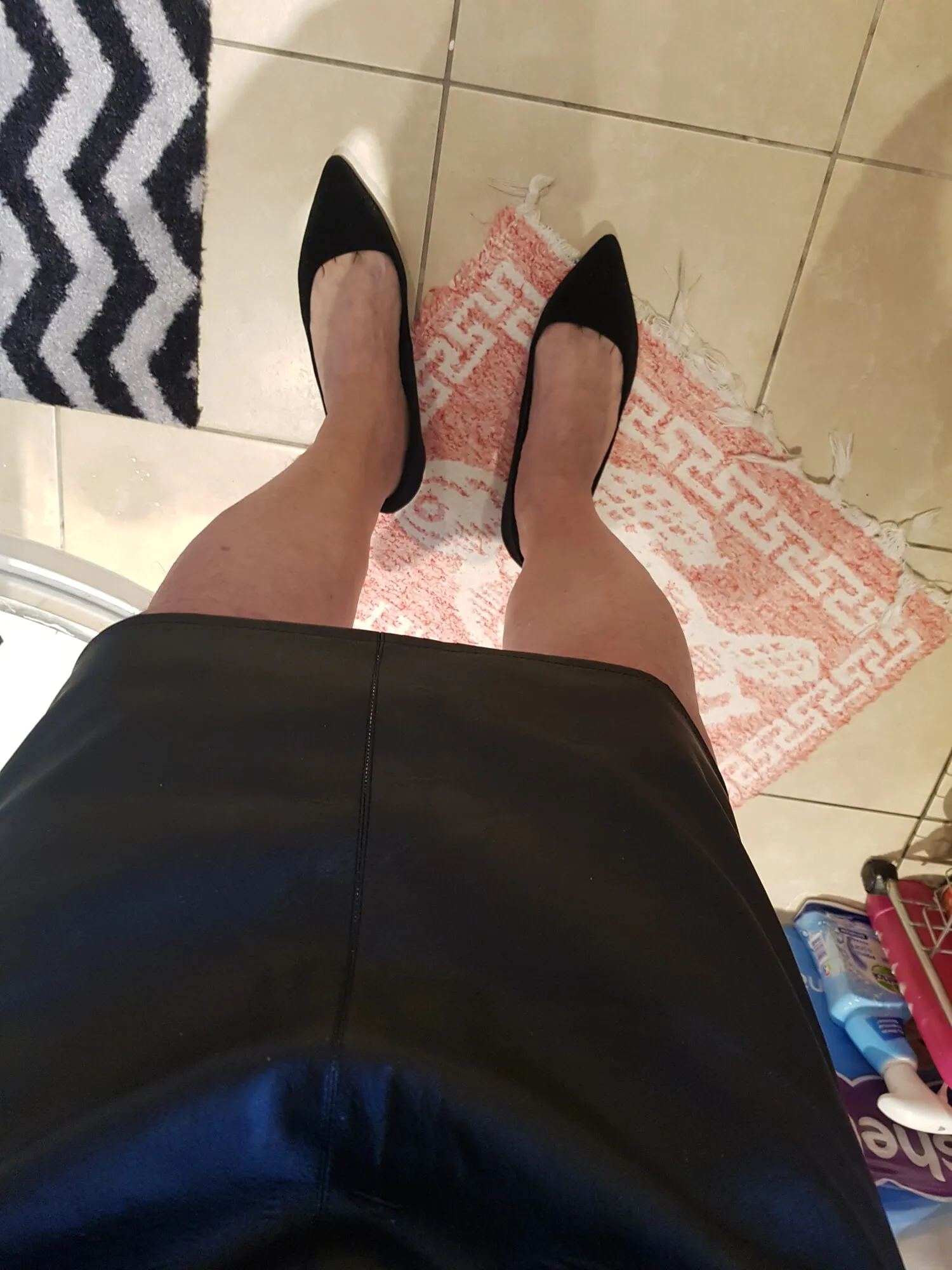 Skirt and high heels  #2