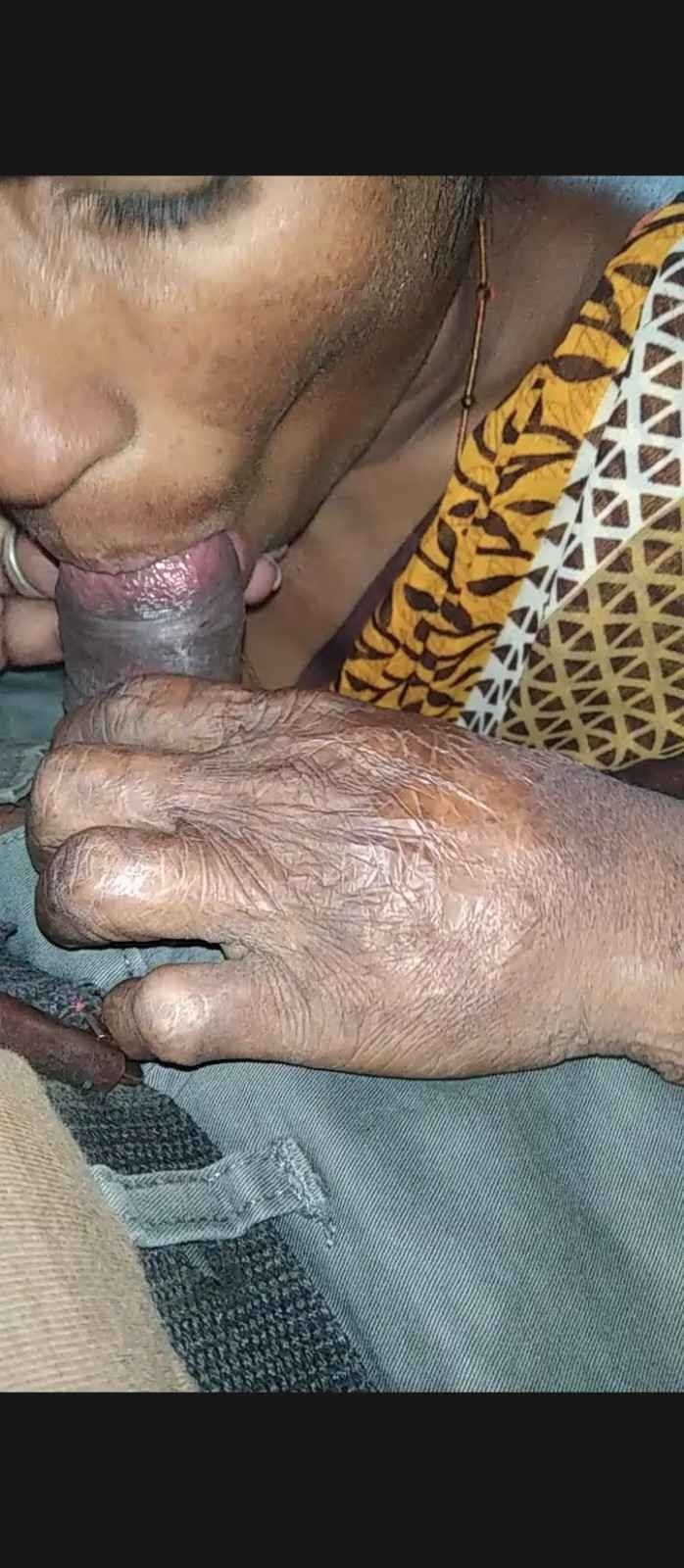 Aunty Closeup Blowjob #5