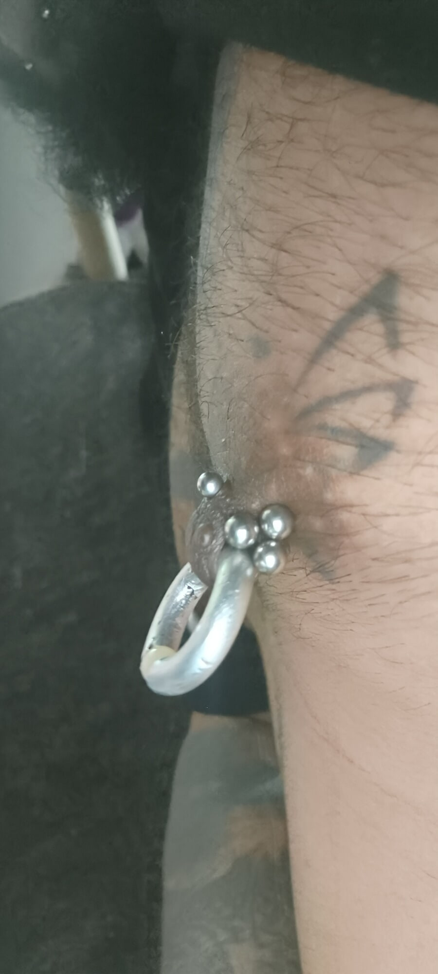 Pierced Indian cock  #8