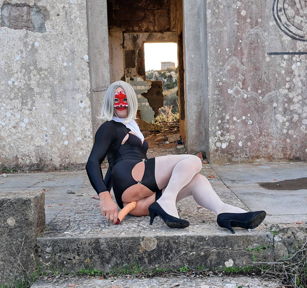 Kinky Perverted Nun in Nylon Stockings and High Heels #22