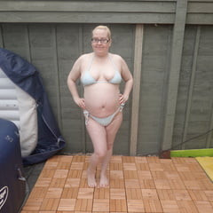 big breasts wife in bikini