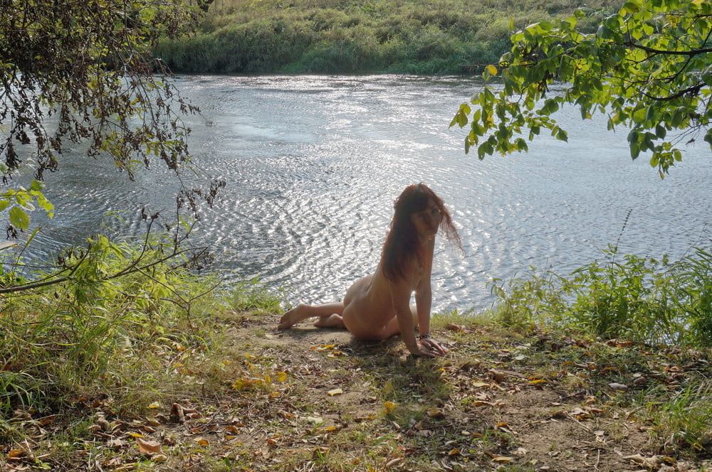 Sitting on the Beach Istra-river #3