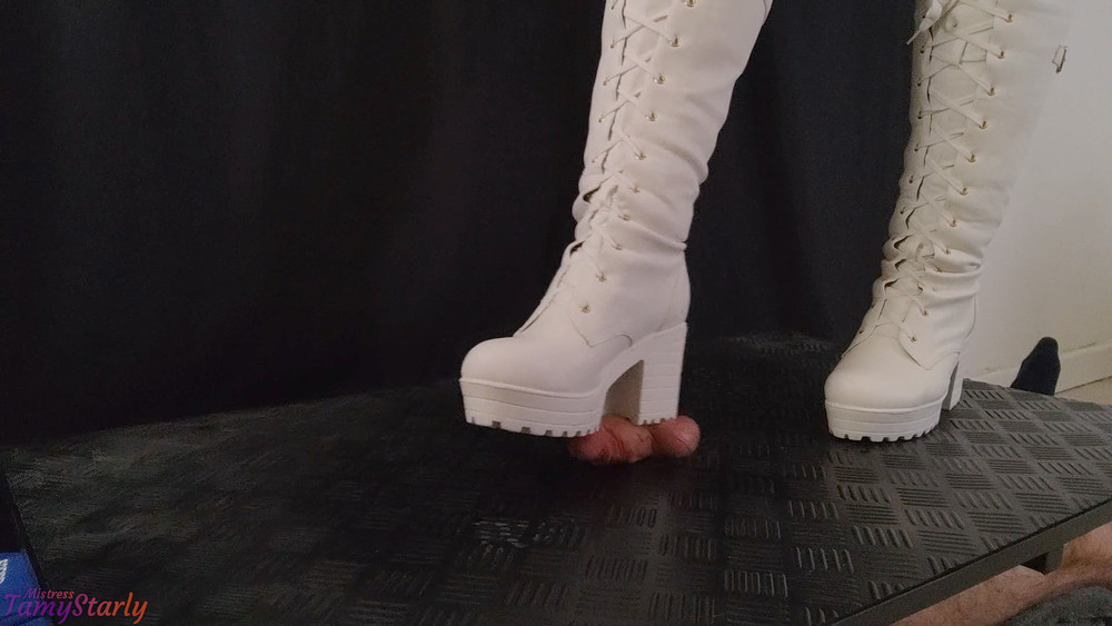 Heavy Crushing or Painful Bootjob? #5