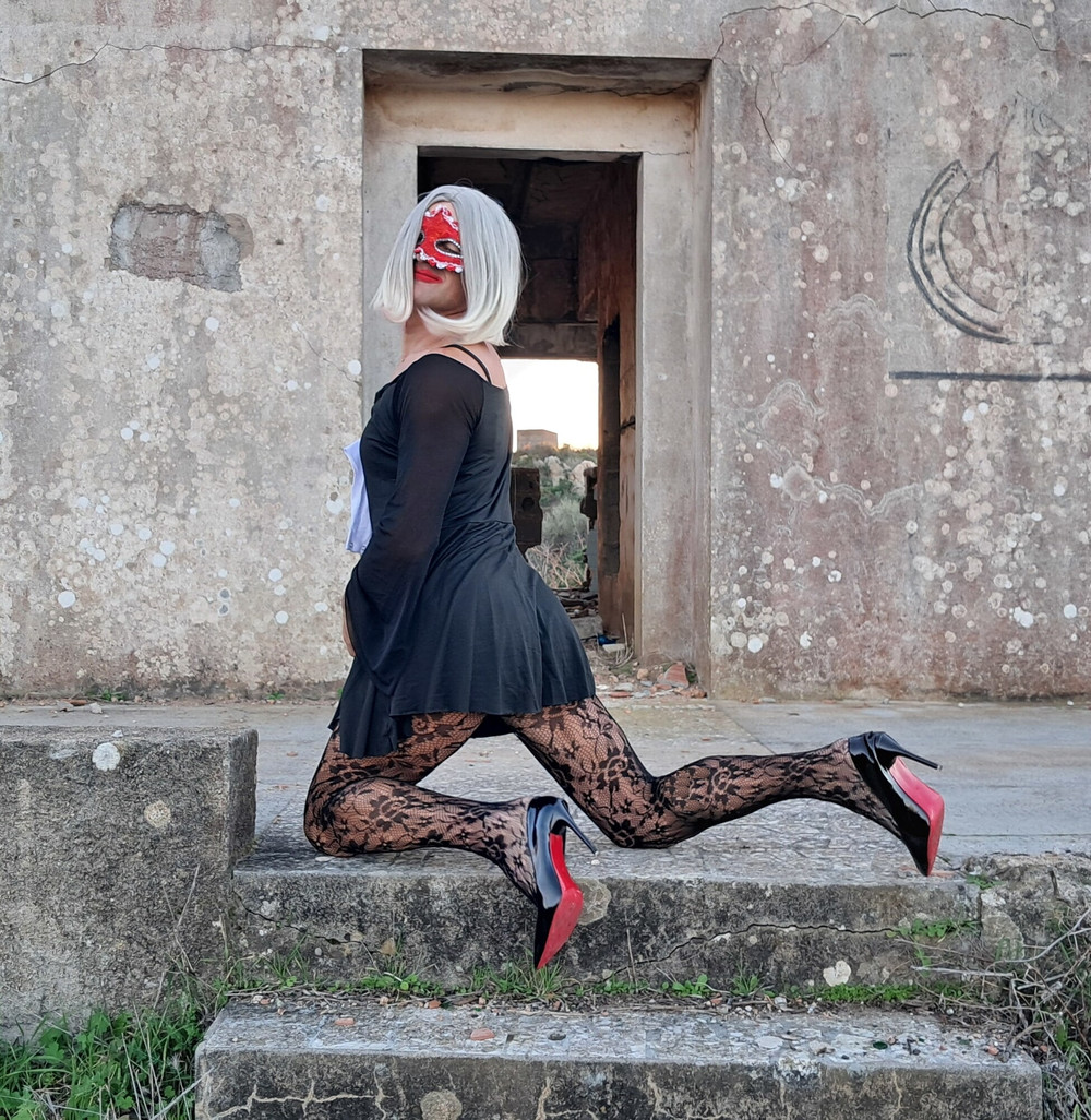 Kinky Perverted Nun in Nylon Stockings and High Heels #33