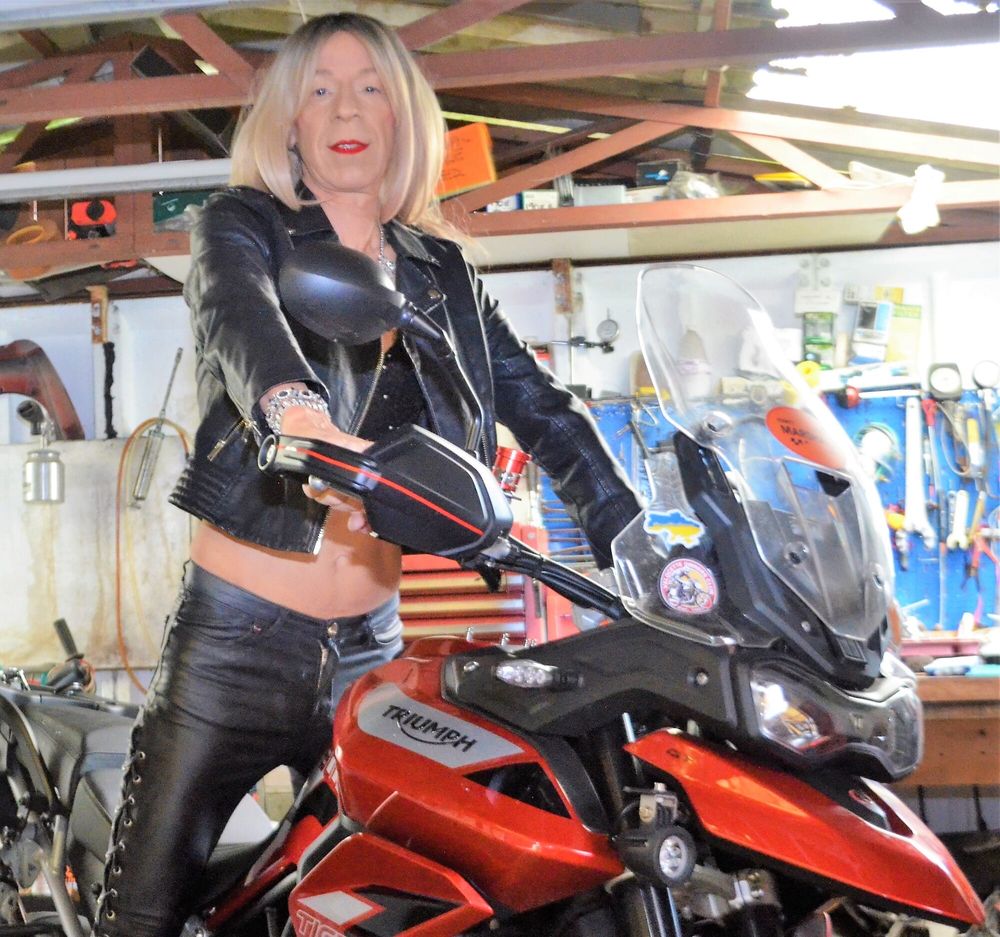 109 Alesssia Travestita on Triumph Tiger #14