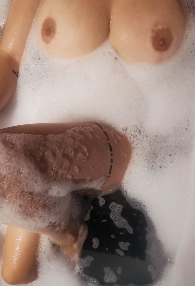 Bath Time with Soaking Big Titted Brit #12