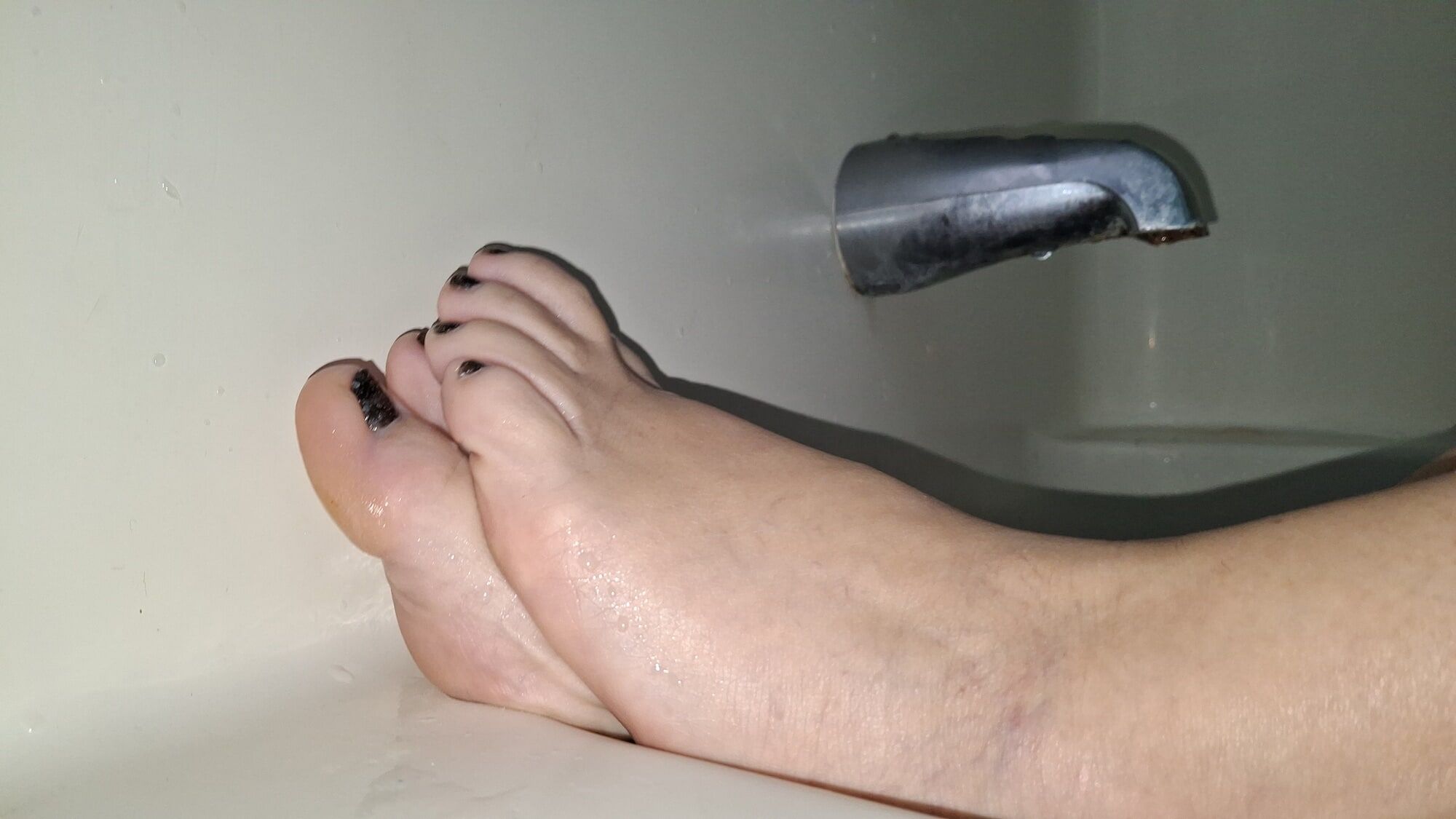 Bath time feet and legs #4